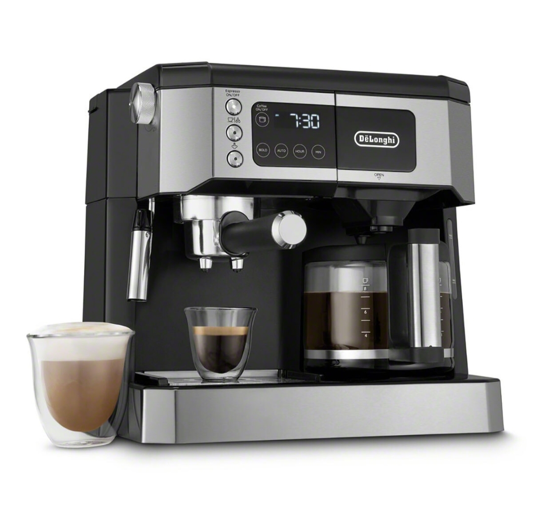 Máquina de Café 2 en 1 para Café Americano y Espresso, De'Longhi