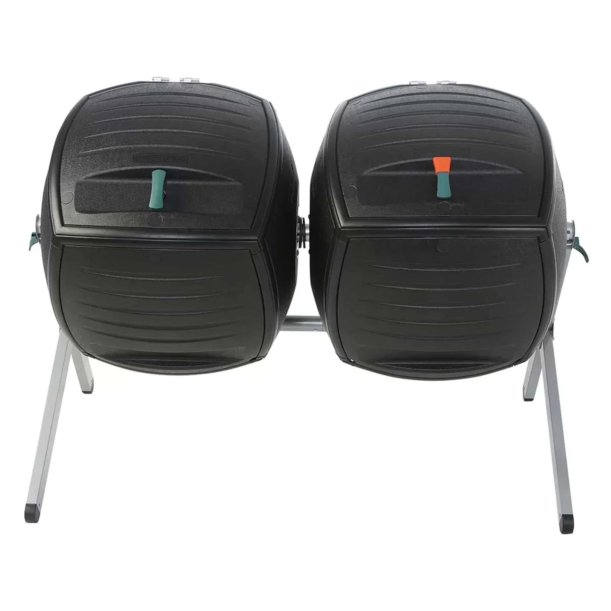 Compostador Rotativo 360 Grados Compostador Giratorio Doble Bandeja IDMarket 140L - Para Jardín, Fácil De Girar, 2x70L Bandeja Compostaje 140 Litros